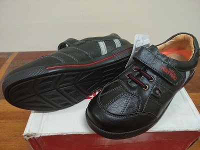 black leather boy shoes 572273123